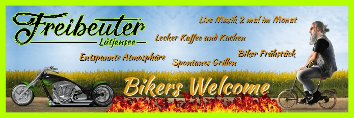 Bikers Welcome Plakat